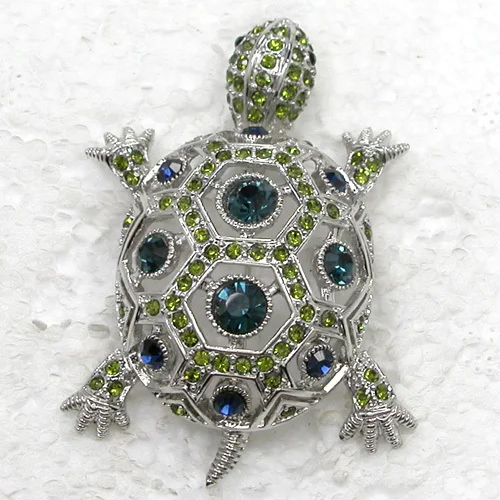 

Rhinestone brooch Turtles Pin brooches C2026 KL