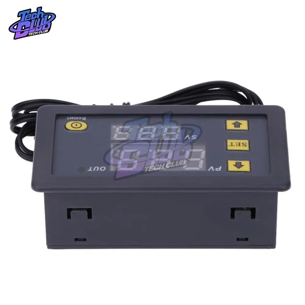 W3230 12V 24V AC110-220V 20A controllo digitale della temperatura Display a LED termostato regolatore strumento di controllo del calore/raffreddamento