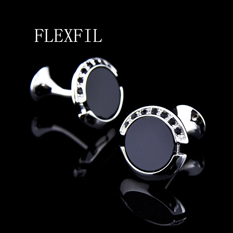 Jewelry french shirt cufflink for mens Brand designer Cuffs link Button male crystal High Quality Luxury Wedding abotoaduras