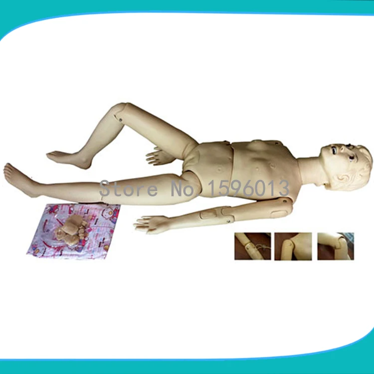 

Hot Sales Basic Multi-functional Nursing Manikin, Medical Female Nursing Training Dummy