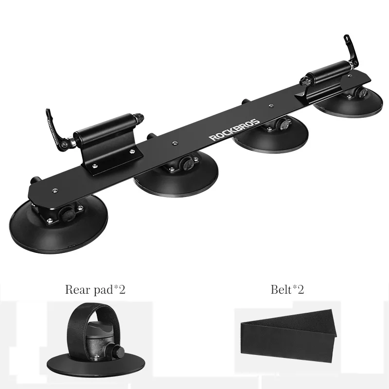 ROCKBROS Bicycle Car Racks Bike Suction Cups Roof-Top Racks MTB Road Rack Quick Release Install Cycling Racks Bike Accessories image 3