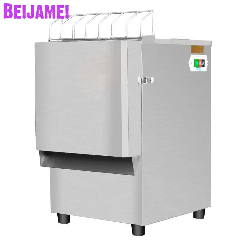 BEIJAMEI 400KG/H Electric Vegetable Potato Slicer Cutter Machine Commercial Potato Radish Melon Slicing Shred Machines