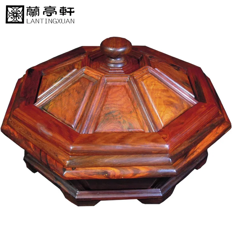 Rosewood rosewood fruit fruit plate melon candy box Doug marriage festive gift Home Furnishing woodcarving decoration