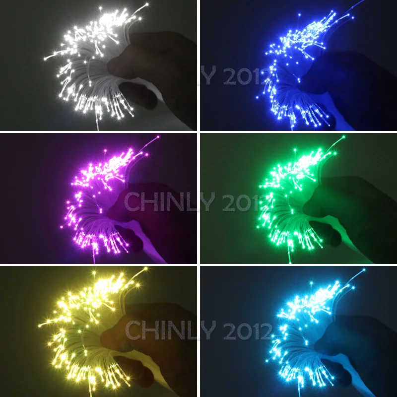 PMMA plastic optical fiber cable 1.0mm 300M per roll End Glow LED Fibers Optic for all kind led light machine drivers