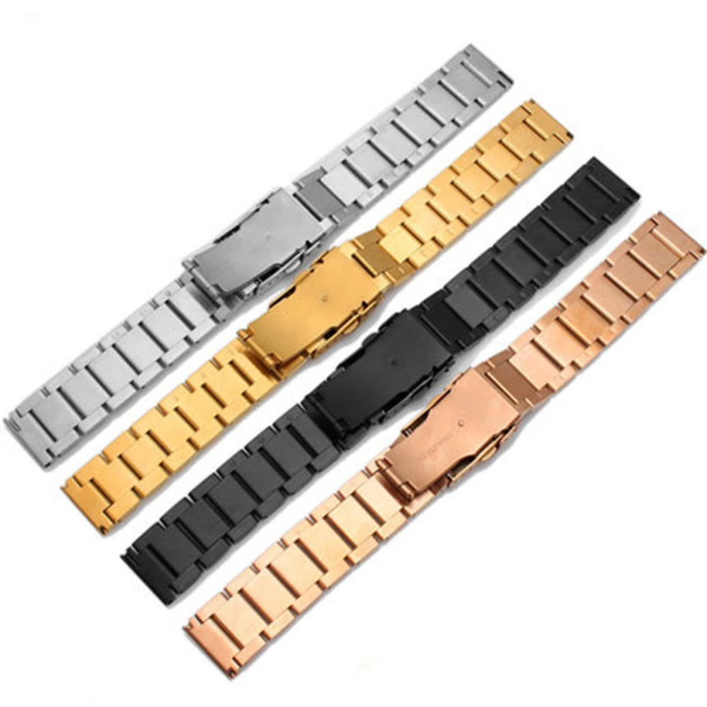 18mm 20mm 22mm 24mm High Quality Stainless Steel Watch Strap Watchband Wristwatch Straps Watches Accessories With Tools