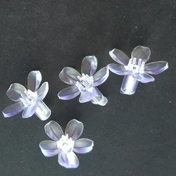 YIYANG Soft Plastic Transparent Cherry blossom Flowers for DIY LED String Christmas Holiday Garden Wedding Decoration Lights