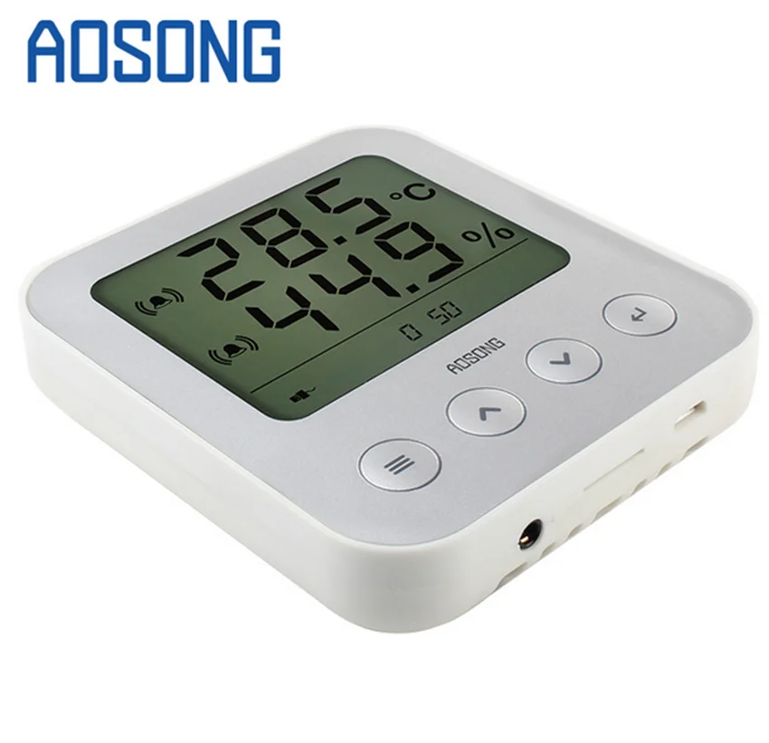 Current type wall-mounted network temperature and humidity transmitter AW3020A 4~20ma digital display meter