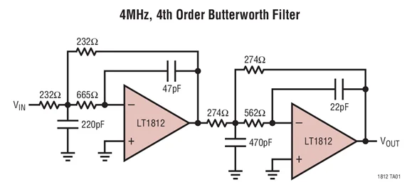 LT1813HVDS8 LT1813HVCS8 LT1813 - แอมพลิฟายเออร์ปฏิบัติการ Dual 3mA, 100MHz, 750V/us