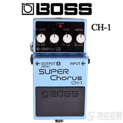 Boss Audio CH-1 Stereo Super Chorus Effects Pedal for Guitar and Keyboard with Free Bonus Pedal Case