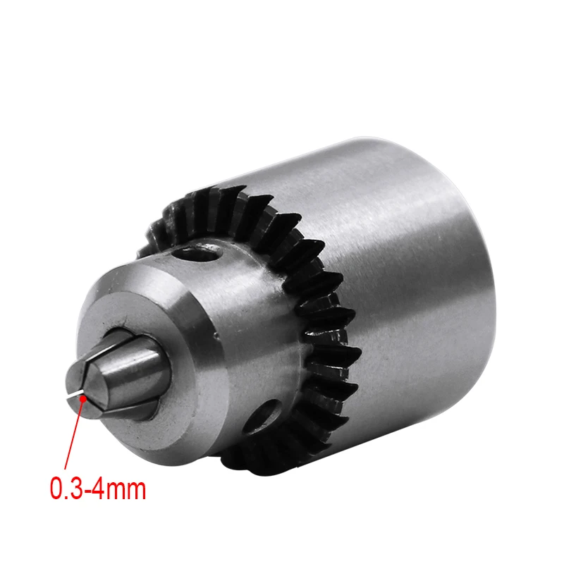 Mini Drill Chuck Key 0.3-4mm Mounted Lathe Chuck Pcb Mini Drill Press Applicable To Motor Shaft Connecting