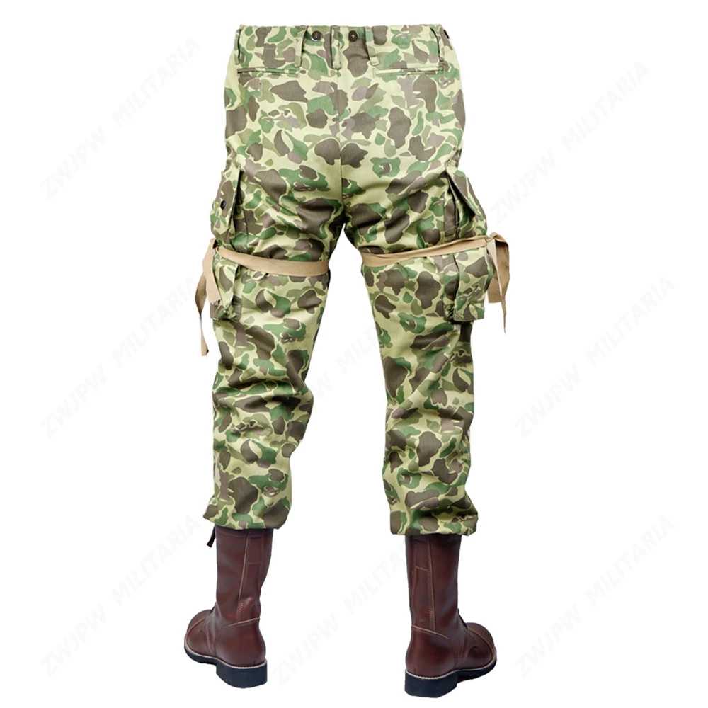 

WW2 US Army Pacific camouflage duck hunting camouflage M42 paratrooper pants（no shoes）