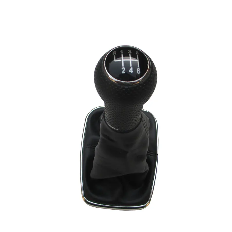 5 Speed 6 Gear 12mm 23mm Car Gear Shift Knob Black Caps For VW BORA JETTA 4 GTI MK4 GOlf 4 1999-2005/ Seat Leon 2009