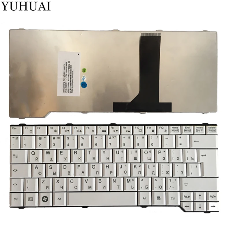 Russian Keyboard for FUJITSU pa 3515 3553 PA3515 Pa3553 Sa3650 amilo Pi3540 Esprimo Mobile V6505 V6545 6555 RU white keyboard