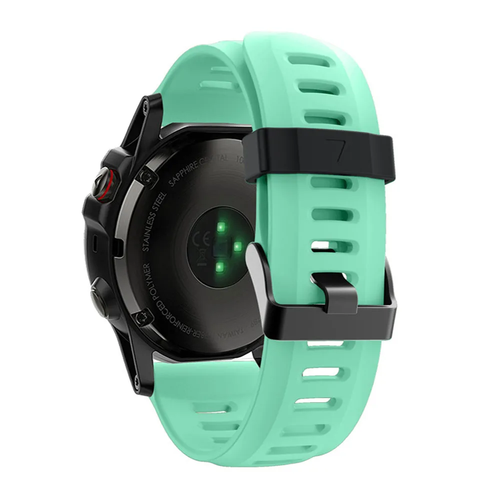 Ремешок для часов Garmin Fenix 5X 6X Pro, мягкий силиконовый браслет для Garmin Fenix 3 3 HR Band, 22 мм, 26 мм