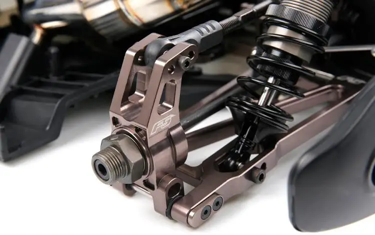 CNC Front Lower Suspension A-Arm Hub Carrier Steering Knuckle Set for 1/5 Rovan F5 and MCD XS-5