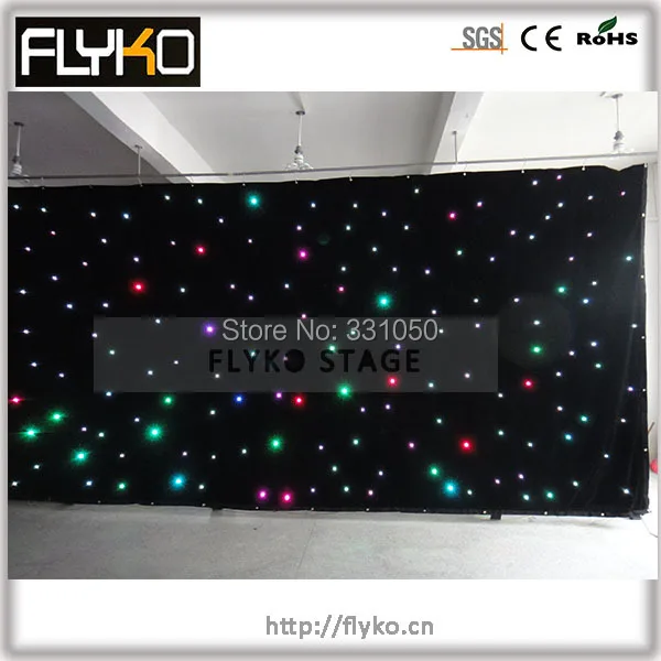 

every sqaure 6pcs 3X6M Hot sale Sweet love backdrop star cloth