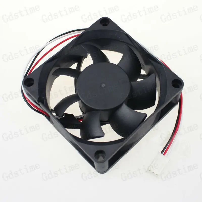 

10Pcs Gdstime 3Pin FG 7025 12V Plastic Computer DC Brushless Cooling Cooler Fan 70x25MM 70mm