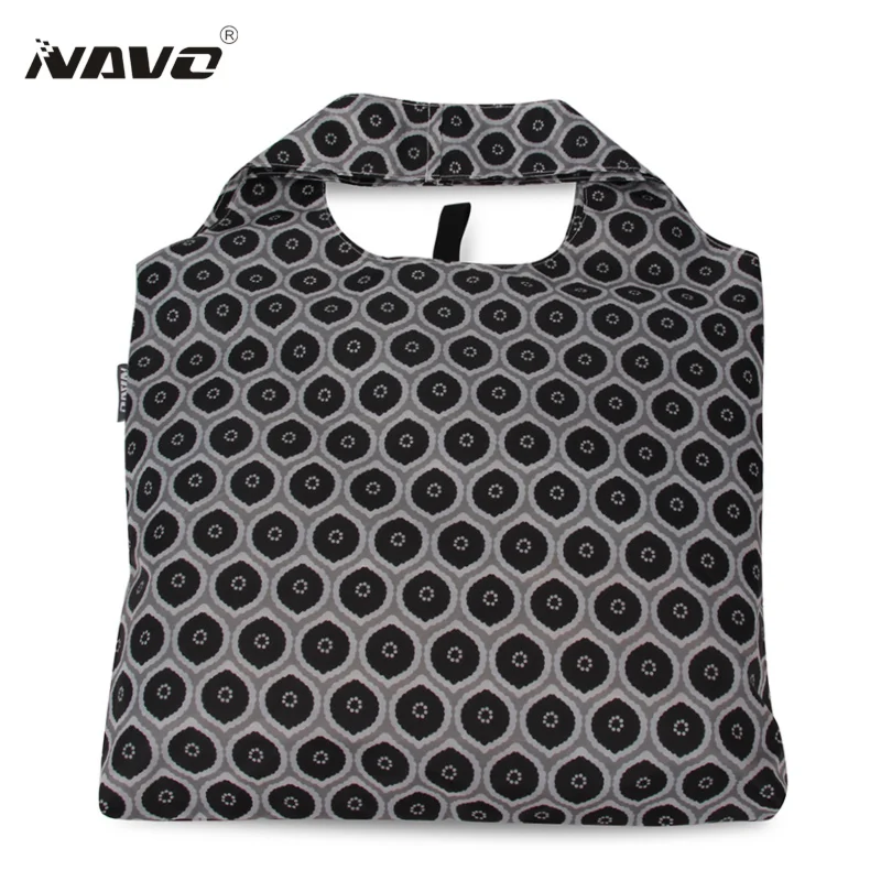 NAVO Quality Reusable Foldable Shopping Bag Recycle Grocery Bags Eco Shopper Large Tote Bags for Women Cloth Bag Woman Handbags