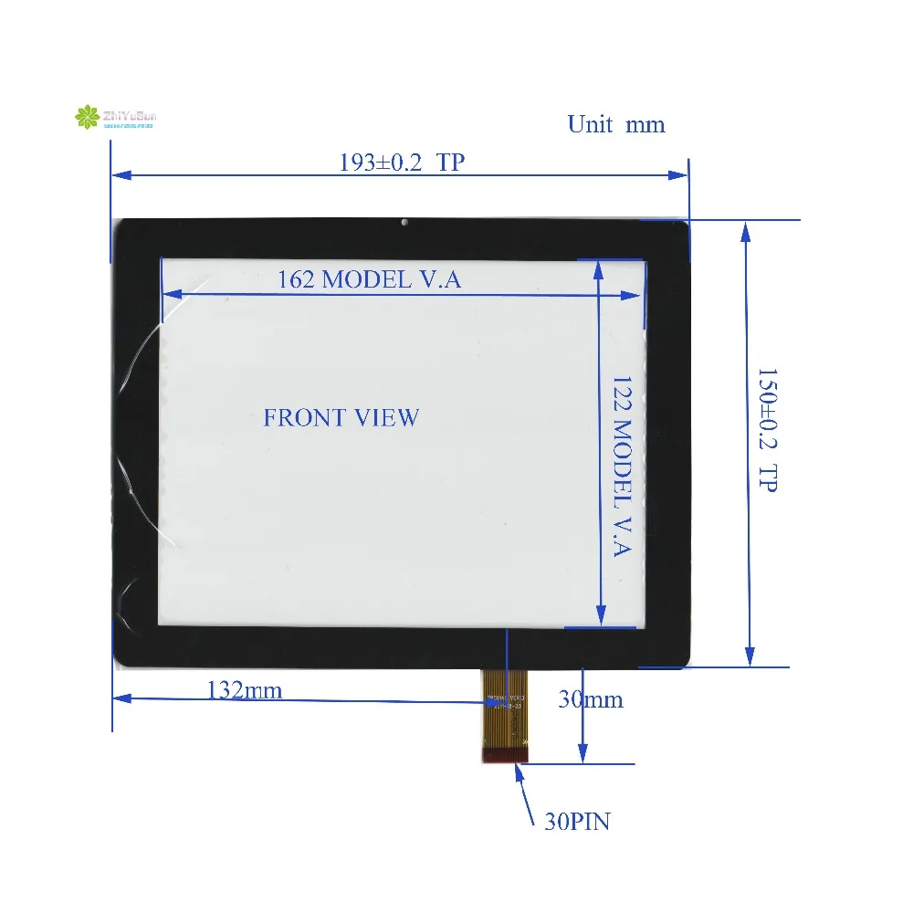 

ZhiYuSun TPC0140 8inch touch screen panel for radio car193*150 193mm*150mm FreeShipping Tablet PC