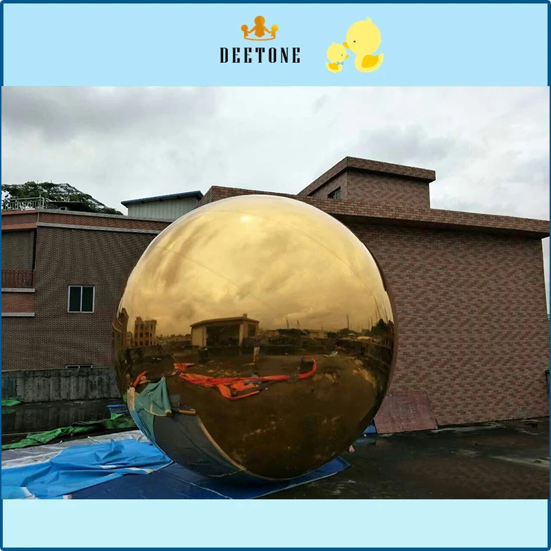 Customized wholesale inflatable mirror ball advertising campaign display ball pvc inflatable mirror display ball