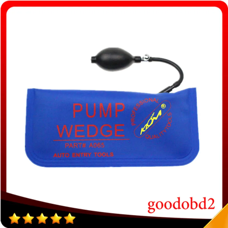 KLOM Inflatable Pump Wedge Locksmith Tools Auto Air Wedge Lock Pick Open Car Door Lock Blue Big Size  28*12CM