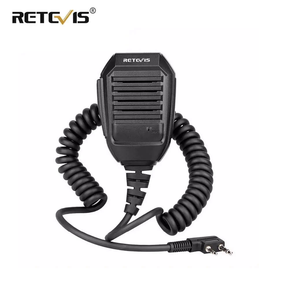 Retevis HK005 Walkie Talkie Handy Speaker Mikrofon Clear Sound Radio Mic PTT dla Baofeng UV5R UV82 Retevis H777 RT22 RT3S