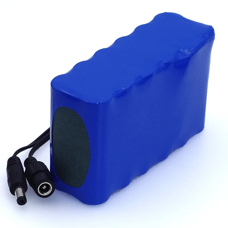 Liitokala-li-lonバッテリーパック、bms回路保護ボード、大容量バックアップ電源、12v、10ah、10000mah、dc 5.5x2.1mm、18650