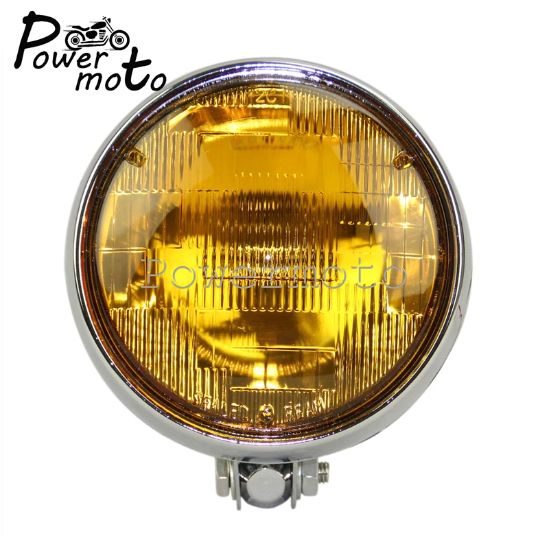 Motorcycle Chrome Retro Bates Style 5.75\