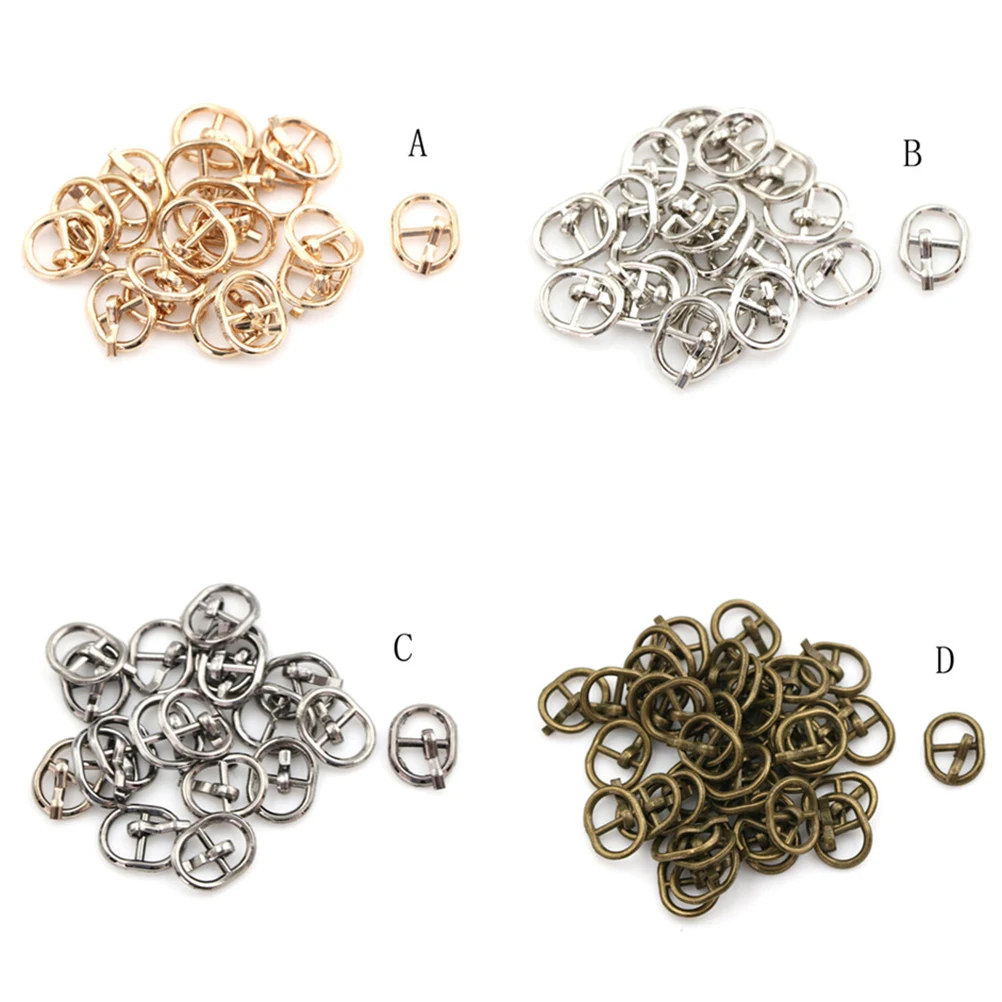 10PCS/lot 5.5MM Mini Ultra-small Tri-glide Buckle Belt Buckle Doll Bag Buckle Diy Doll Buckle Shoes Accessories