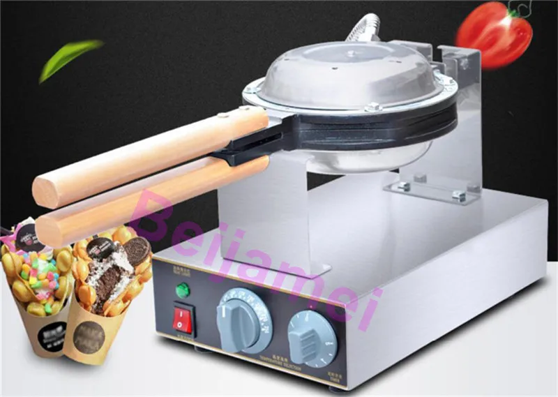 Beijamei-卵ワッフル用自動製造機,商業用ワッフルマシン,110V,220V