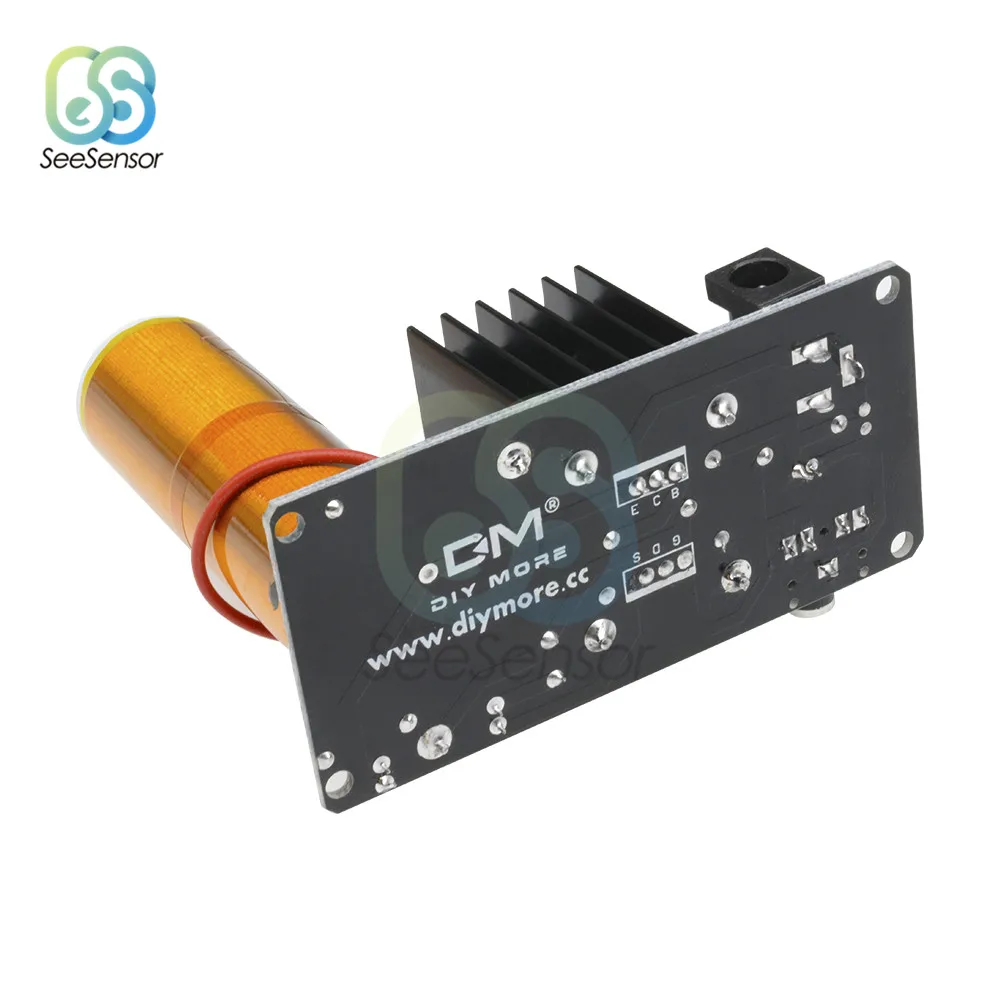 Mini Bobine de Haut-Parleur Plasma 15W, Kit de Remplacement de Musique, Carte de Transmission Sans Fil, Tech DC 15-24V, Haut-Parleur Stéréo Plasma Assemblé
