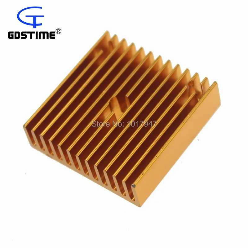 

10 Pieces lot 3D Printer Accessories 40 * 40 * 11mm Makerbot MK7 MK8 Extruder Universal Heat Sink