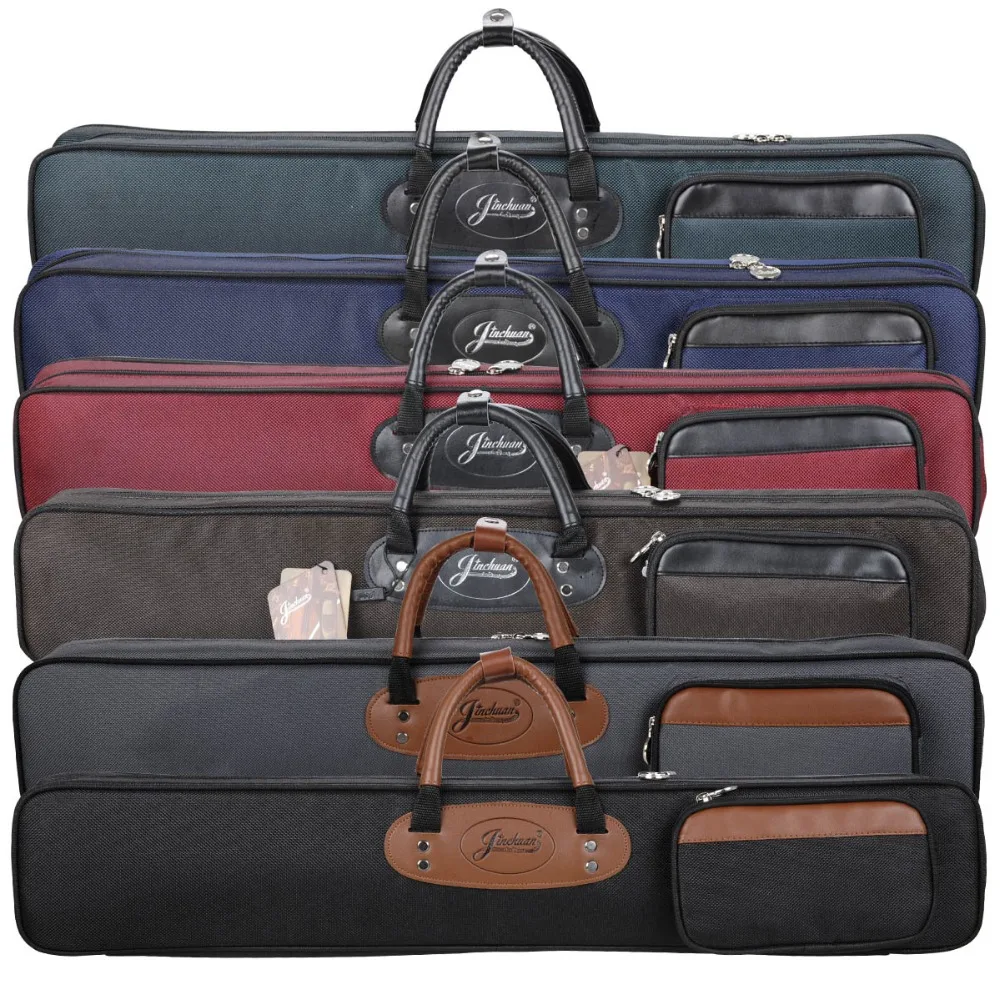 75cm Professional portable durable bamboo chinese dizi flute bag case soft gig padded cover box backpack strap hold 7pcs flute