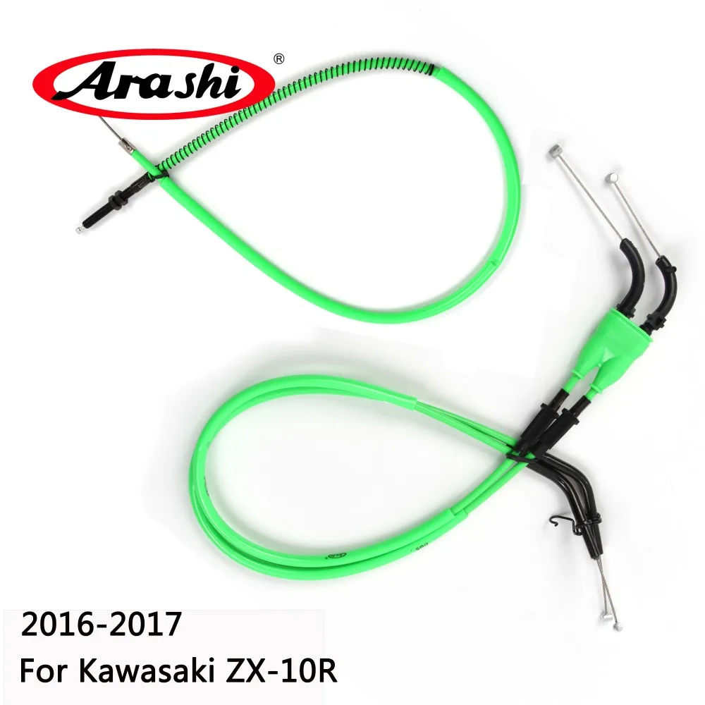 

Arashi Motorcycle Throttle Line Clutch Cable Steel Wire Set For KAWASAKI ZX-10R 2016-2017 ZX10R ZX 10R 2016 2017 16 17