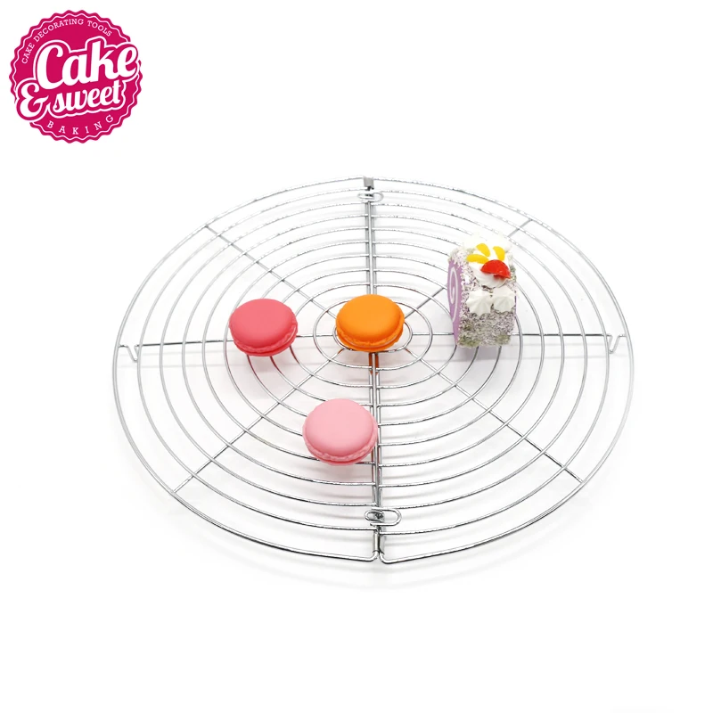 

Stainless Steel Foldable Nonstick Cooling Rack Biscuit Cookie Pie Bread CakeCooling Grid Kitchen Baking Tray Hot Sale