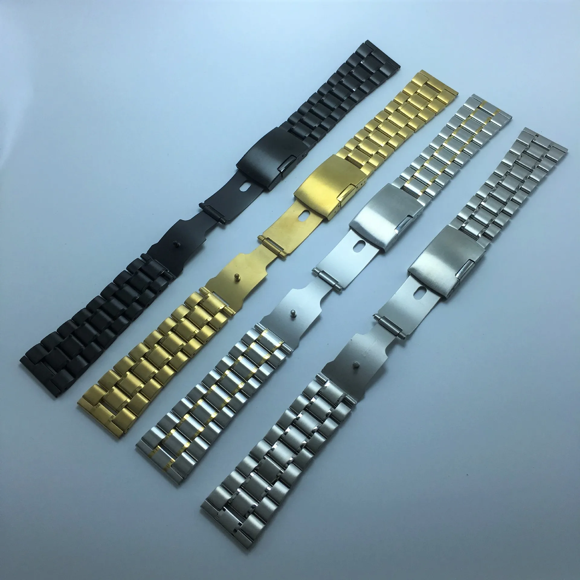 14mm 16mm 18mm 19mm 20mm 21mm 22mm 24mm 26mm Wristbands High Quality Stainless Steel Watch Straps Watches Accessories