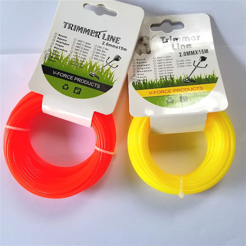10m*2mm Nylon Strimmer Garden Cord Wire String Brushcutter Grass Trimmer Round  Line For Robot Lawn Mower Grass
