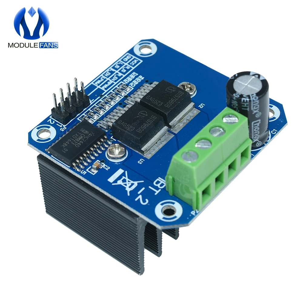 Doppel BTS7960 B BTS7960B DC 43A Schrittmotor Treiber Modul H-Brücke PWM Modul Für Arduino Smart Auto – Detail 8