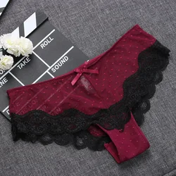 2020 Sexy Lace Women Panties Fashion Underpants Tempting Pretty Briefs Cotton Low Waist Cute Women Underwear Hipster Lingrie