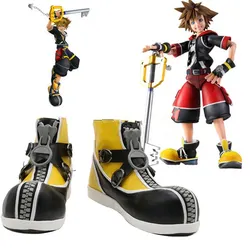 Game Kingdom Hearts 2 Sora Cosplay Shoes Boots Custom Made