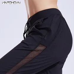 Pantaloni lunghi da corsa da donna pantaloni sportivi da allenamento per Yoga Fitness sport palestra escursionismo abbigliamento a vita alta pantaloni da donna per donna 17158