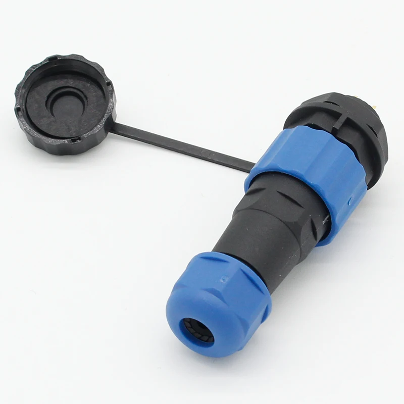 SP16 Waterproof Straight Aviation connector 2/3/4/5/6/7/9Pin IP68 industrial cable connector Male plug and Femal socket