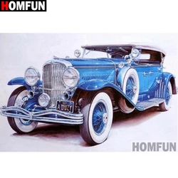 HOMFUN punta quadra/rotonda 5D pittura diamante DIY 