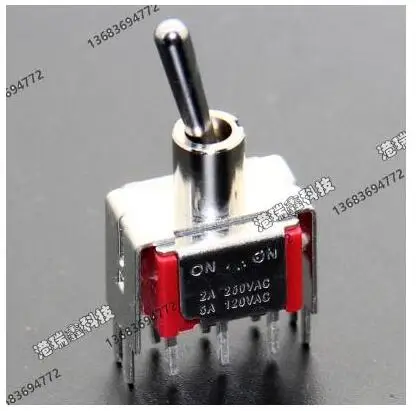 [SA]T8011-S20 8011-C-N-S20 6FEET 2files single tripod two tranches M6.35 small toggle switch Q11 Deli Wei 1MS1 shook open--50pcs