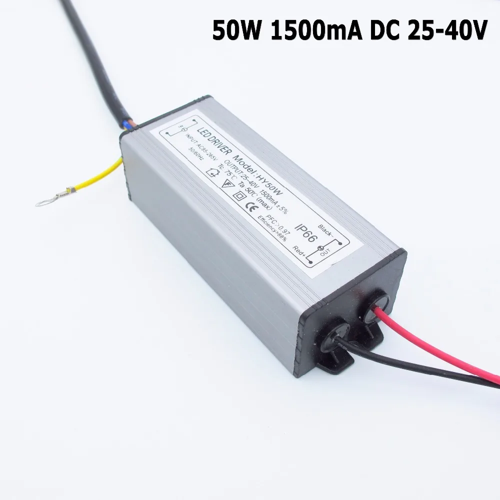 Enough Power Waterproof 10W 20W 30W 50W LED Driver for High Power LED Chip COB SMD LED Beads For Floodlight Spotlight