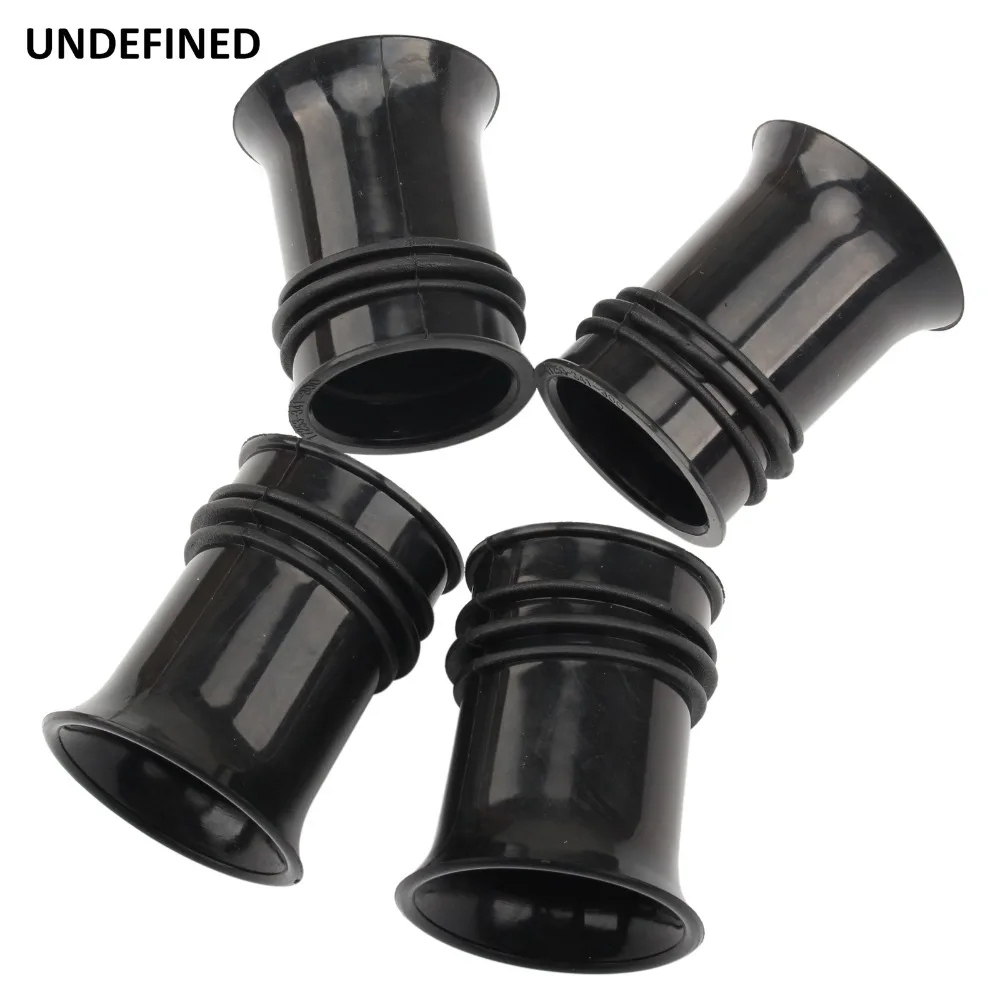 4 Pcs Motorcycle Carburetor Rubber Intake Manifold Air Adapter Boots For Honda CB750K 1969-1976 CB750F Super Sport 1975-1976