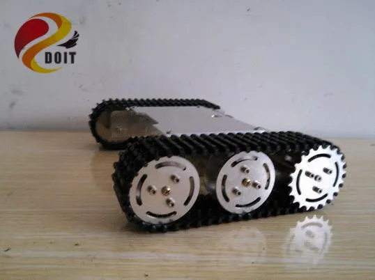 DOIT Update version Tank Auto Chassis/Verfolgt Auto/Roboter Teile Tank Auto Chassis für Maker DIY