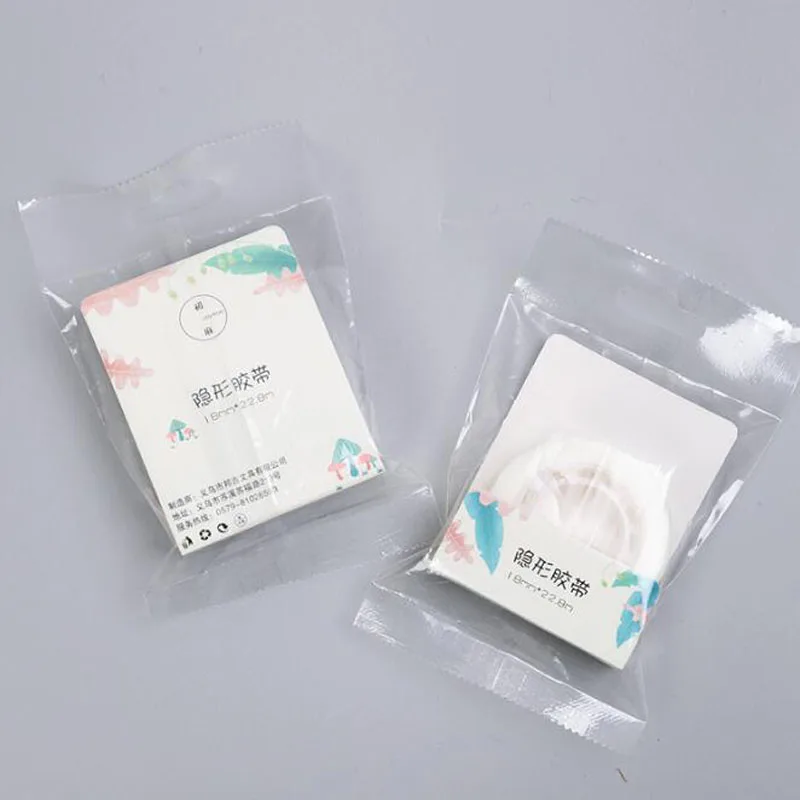 1.8cm White Invisible Tape Masking Hand Tear Seamless Tape Can Be Written To Correct The Wrong Office School Supplies Stationery