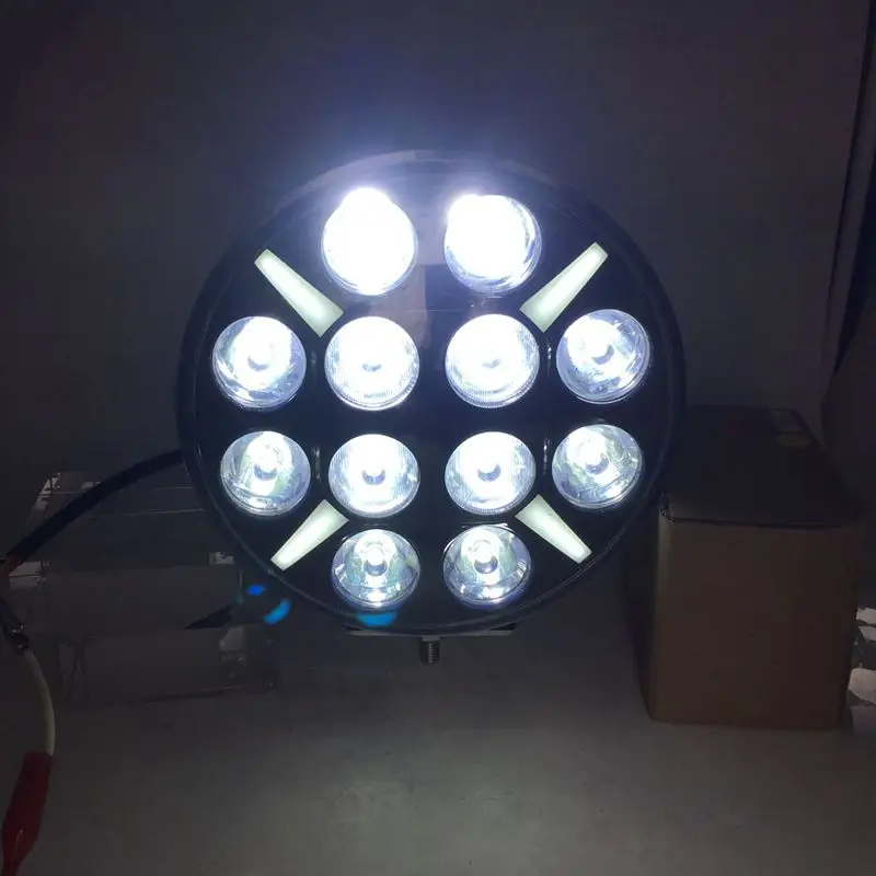 

Новый 9-дюймовый внедорожный фонарь 240 Вт Wrangler, фара переднего бампера, автомобильные светодиодные рабочие фары, инженерные инспекционные огни 12 В 24 В 4WD