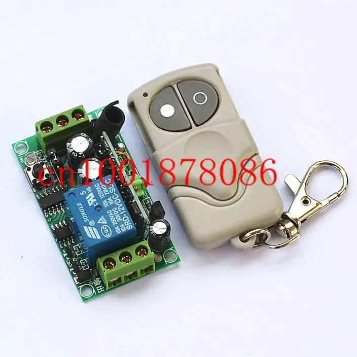 Free Shipping DC12V1CH wireless remote control switch with  launchers, lighting, access control switch controller